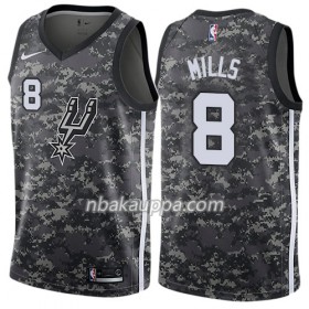 San Antonio Spurs Patty Mills 8 Nike City Edition Musta Pelipaidat Swingman - Miesten